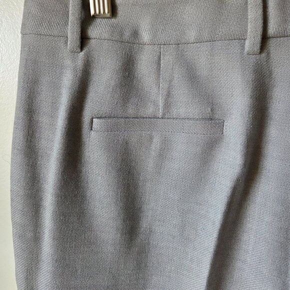 LIKE NEW LAFAYETTE 148 NEW YORK GATES LIGHT GREY WOOL PANTS WOMENS SIZE 10 - Picture 5 of 16